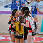 La Honda Cuneo Granda Volley in azione (foto di Danilo Ninotto)