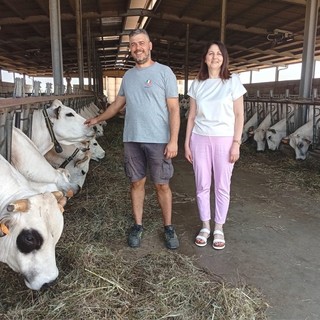 Anna Macchia con Andrea Rabino (azienda agricola La Rondine)