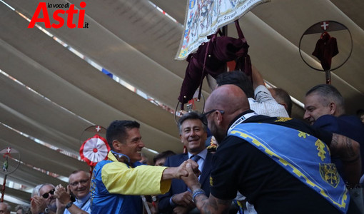 Tittia alla vittoria del Palio 2025 (Merphefoto) Tittia alla vittoria del Palio 2025 (Merphefoto)