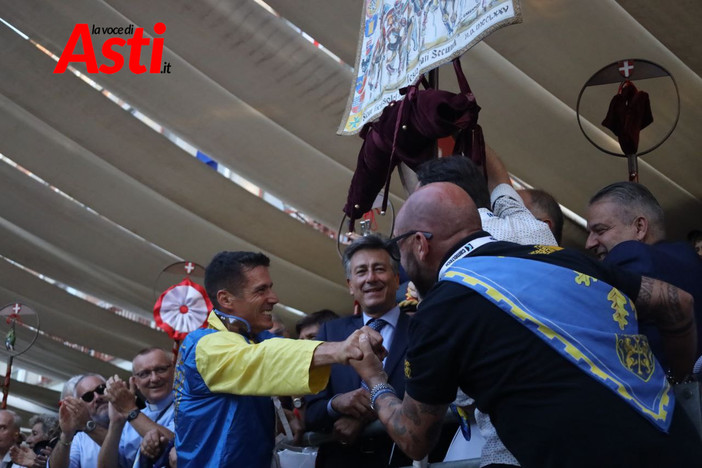 Tittia alla vittoria del Palio 2025 (Merphefoto)