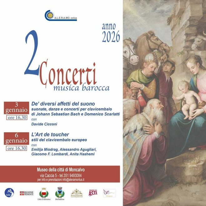 La locandina dei due concerti in programma al Teatro Civico