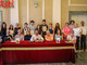 I premiati con l'assessore Candelaresi, Gian Marco Griffi e gli altri partner I premiati con l'assessore Candelaresi, Gian Marco Griffi e gli altri partner