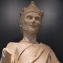 La statua funebre dell'imperatore, custodita a Pisa La statua funebre dell'imperatore, custodita a Pisa