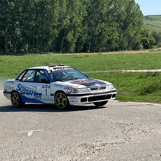 Emanuele Franco e Flavio Aivano dominano la prima tappa del rally del Grappolo