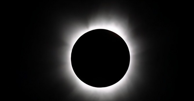Immagine d'archivio di una precedente eclissi