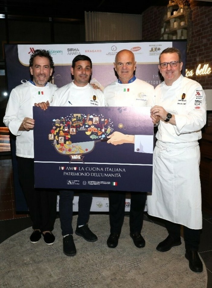 Grande successo a Riad per l’iniziativa a sostegno della candidatura della cucina italiana a patrimonio UNESCO