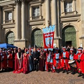 Emanuele Filiberto alla scoperta del Palio di Asti con il Rione Santa Caterina