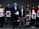 Il sindaco Rasero e l'assessore alla Cultura Candelaresi con i premiati della scorsa edizione