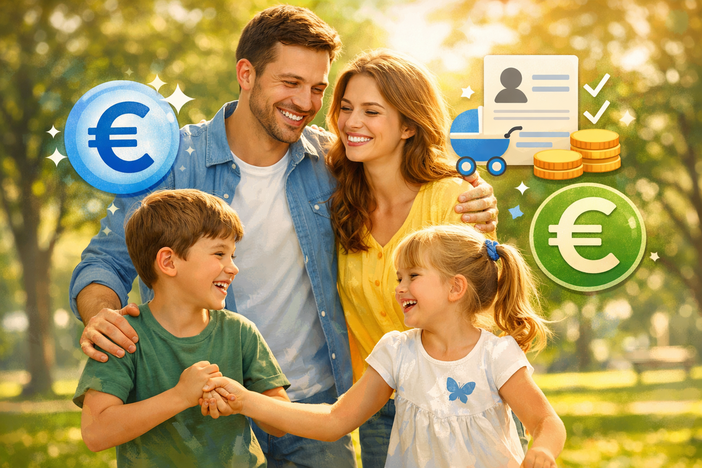 Assegno unico universale, oltre 18 miliardi alle famiglie italiane