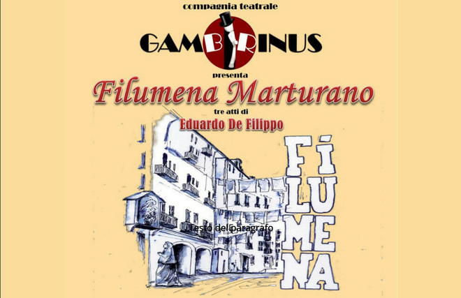 Al Teatro Comunale di Costigliole d'Asti arriva la potenza di Filumena Marturano
