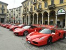 Immagine d'archivio di un precedente raduno, alessandrino, di rombanti Ferrari