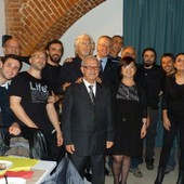 Foto di gruppo per l'associazione Amici della Lucania