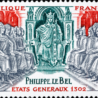 Francobollo del 1968, celebrativo degli Stati Generali di Filippo il Bello
