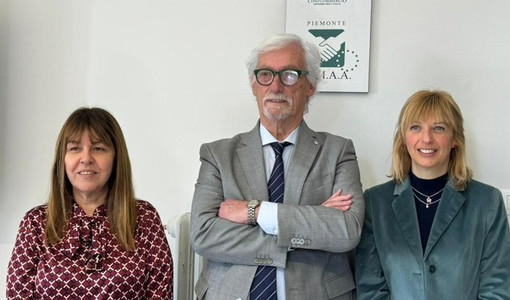 Enrico Fenoglio con Simona Trucco e Patrizia Corniani