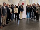 Nell'immagine, i relatori del convegno con la presidente della Fondazione, Luisa Amalberto, il direttore Ezio Mosso, soci e consiglieri Nell'immagine, i relatori del convegno con la presidente della Fondazione, Luisa Amalberto, il direttore Ezio Mosso, soci e consiglieri