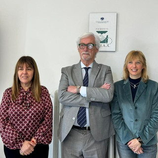 Enrico Fenoglio con Simona Trucco e Patrizia Corniani