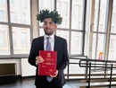 Francesco Rosso con la tesi di laurea Francesco Rosso con la tesi di laurea