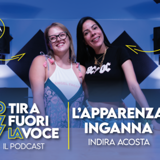 Indira ed Elisabetta in studio di registrazione