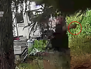 Un fermo immagine tratto dal video diffuso dai carabinieri