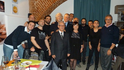 Foto di gruppo per l'associazione Amici della Lucania