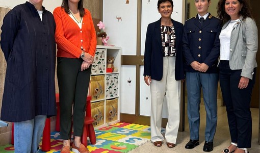 Asti, allestito un. nuovo spazio bambini in Questura Asti, allestito un. nuovo spazio bambini in Questura