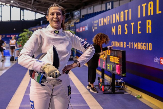 Scherma: Francesca Gentile della Virtus scherma Asti vince i Campionati Italiani Master Categoria 0 a Catania