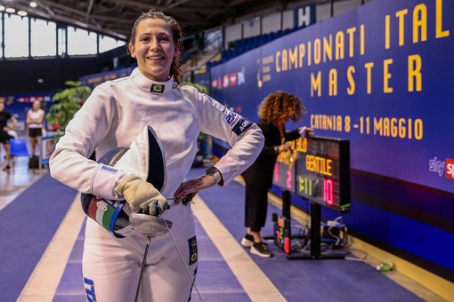 Scherma: Francesca Gentile della Virtus scherma Asti vince i Campionati Italiani Master Categoria 0 a Catania