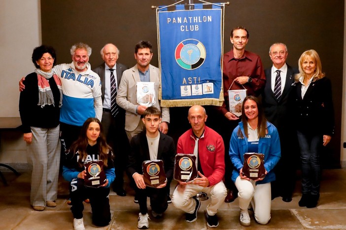 Consegnati i premi Panathlon 2024: celebrato il talento sportivo astigiano