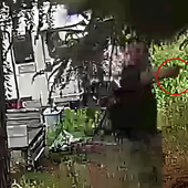 Un fermo immagine tratto dal video diffuso dai carabinieri