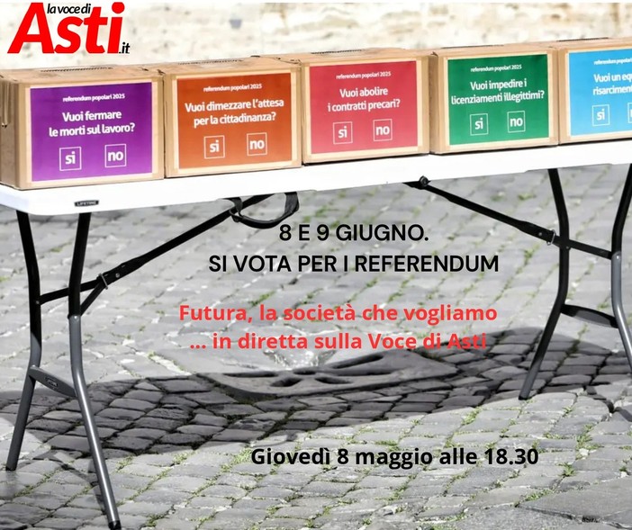 La Cgil di Asti torna in diretta su La Voce di Asti con la seconda puntata di “Futura, la società che vogliamo”