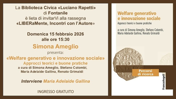 Welfare generativo, appuntamento a Fontanile