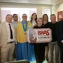 Foto di gruppo al termine della presentazione tenuta ieri alle cantine Ascheri di Bra