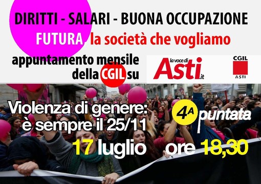 Violenza di genere, non solo il 25 novembre: torna &quot;Futura&quot; in diretta streaming su La voce di Asti e affronta diritti e tutele