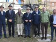 l gruppo di autorità convenute per la festa al past presidente dell’ANA di Asti Fabrizio Pighin - Ph. Roberto Signorini