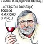 L'omaggio a Francesco Guccini nella vignetta di Paparelli