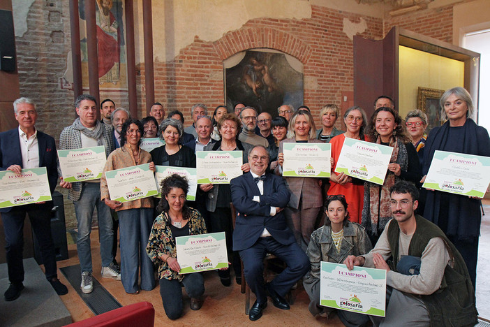 Paolo Massobrio con i premiati