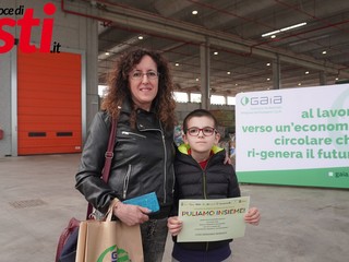 Luigi Graziano Morales con la mamma