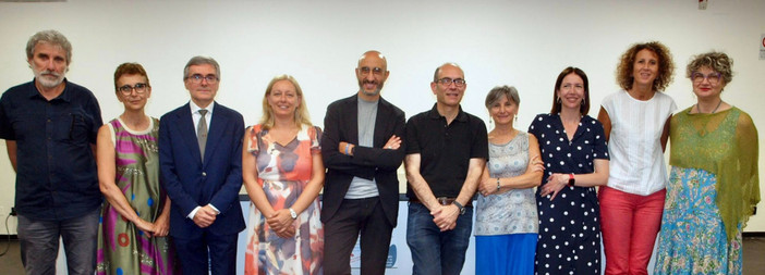 Il direttore generale Asl Gorgoni con il direttore sanitario Fabbo (al centro), durante la presentazione a Canelli