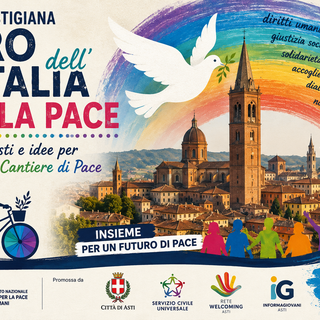 Asti si fa cantiere di pace: seminario, marcia e riflessioni per la tappa del giro nazionale