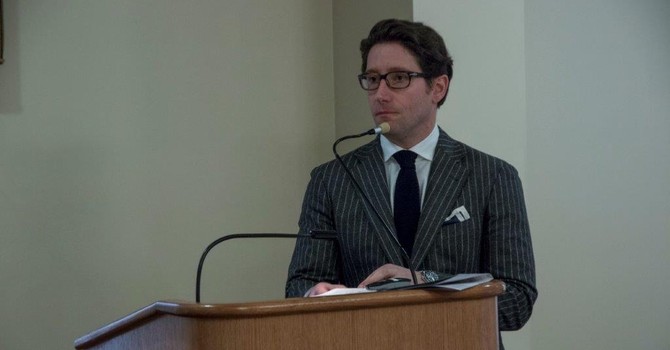 Giacomo Poldini ritratto in una foto d'archivio