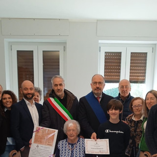 Vigliano d'Asti, Paola Antonia Gambaruto compie 100 anni: la visita del presidente Rasero