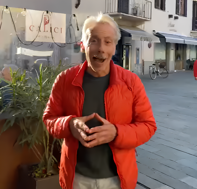 Un fermo immagine tratto dal video