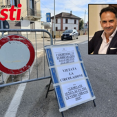 Nell'immagine (Merfephoto) uno dei varchi d'ingresso allestiti ieri in città. Nel riquadro, l'assessore Luigi Giacomini