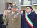 Il generale Graziano con il sindaco di Villanova Roberto Peretti