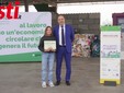 Giancarlo Vanzino con Maria Vittoria Mezzanotte (seconda classificata)