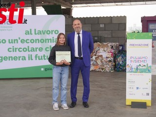 Giancarlo Vanzino con Maria Vittoria Mezzanotte (seconda classificata)