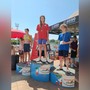 Greta Gabutto sul gradino più alto del podio