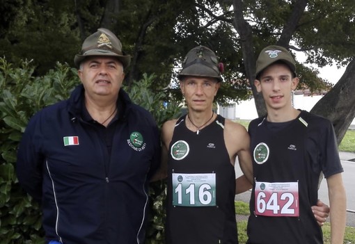 Nella foto, da sinistra: Vincenzo Calvo con Flavio Pia ed il giovane Matteo Pia