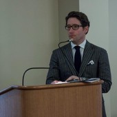 Giacomo Poldini ritratto in una foto d'archivio