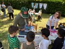 Immagini di alcuni momenti del pomeriggio di giochi e divertimento